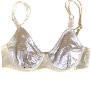 Christian Dior Silver/Ivory Full Cup Bra